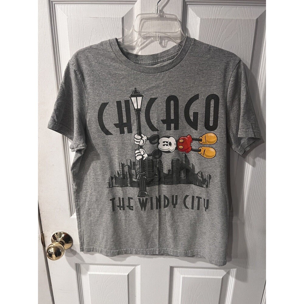 Disney Chicago t-shirt Womens Sz S the Windy City Mickey Mouse casual streetwear - Picture 6 of 6